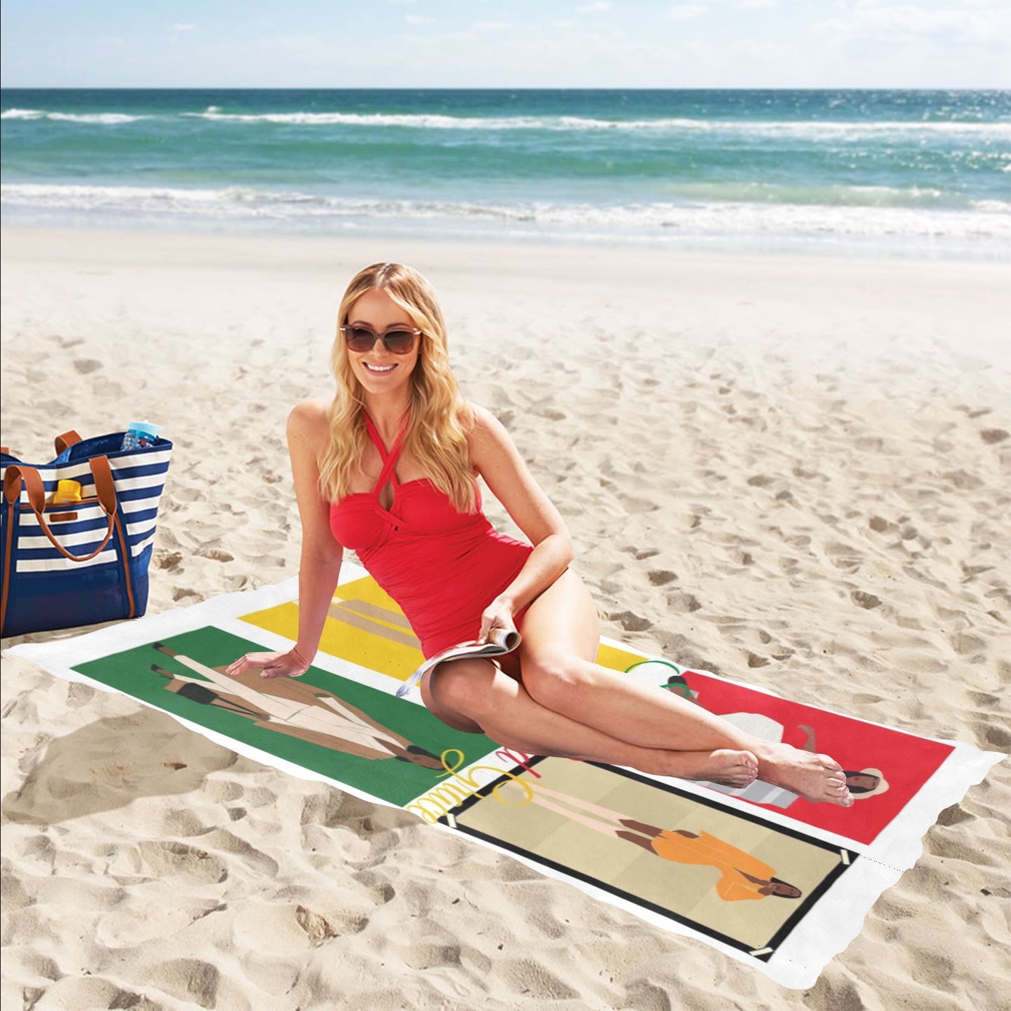 Style And Grace Beach Towel 32"x 71"