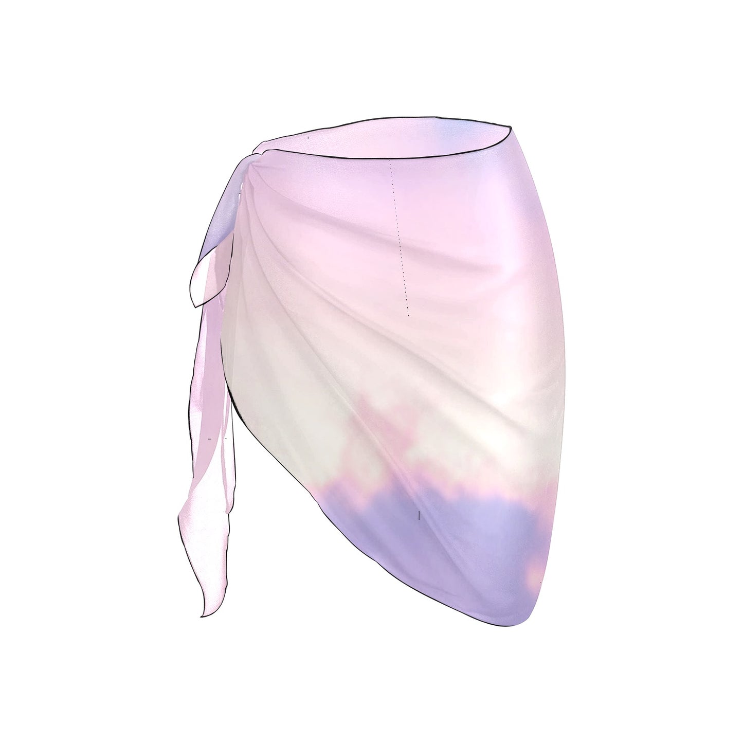 Pastel Skies Beach Sarong Wrap