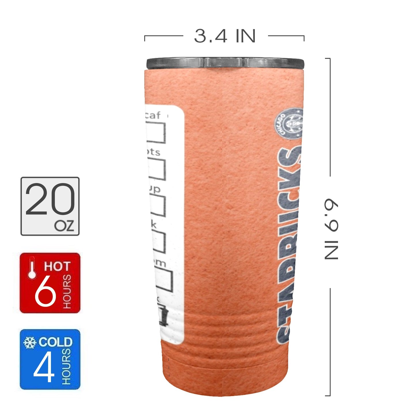 Bears 20oz Insulated Stainless Steel Mobile Tumbler