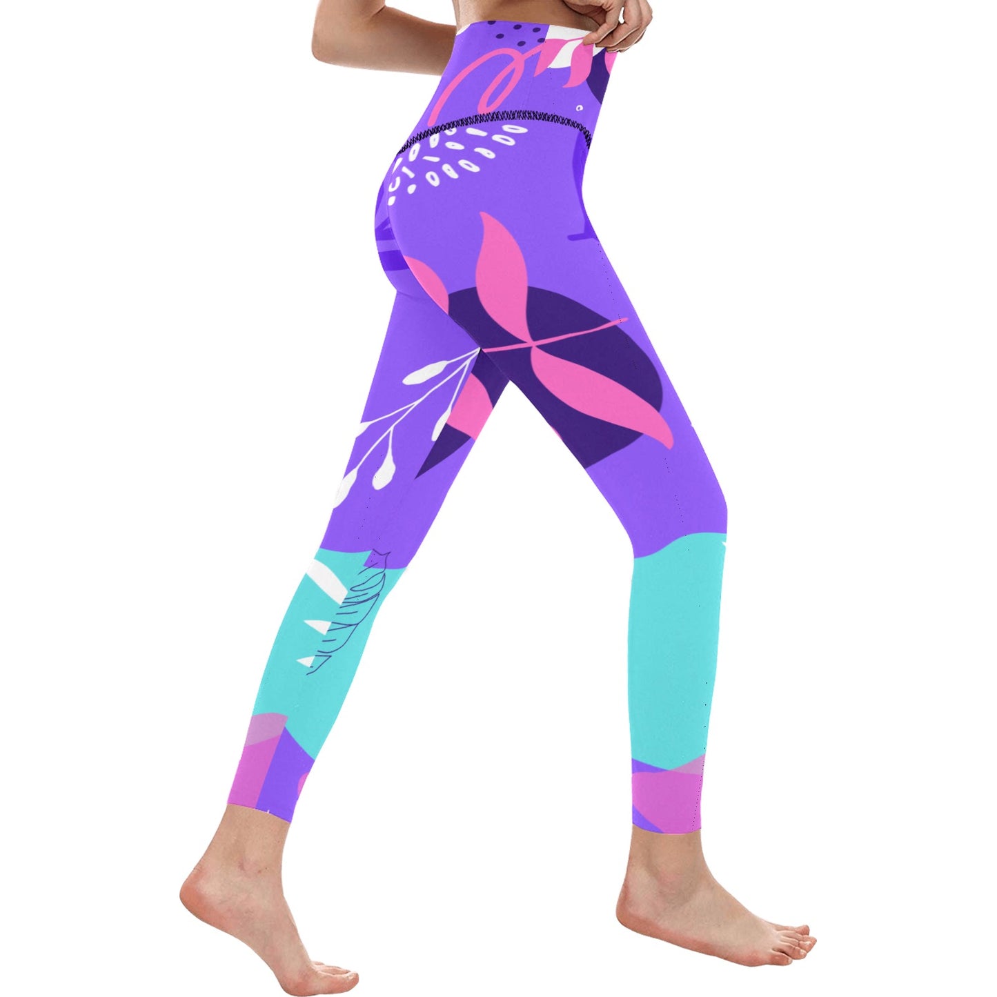 Purple Palms Women's Leggings