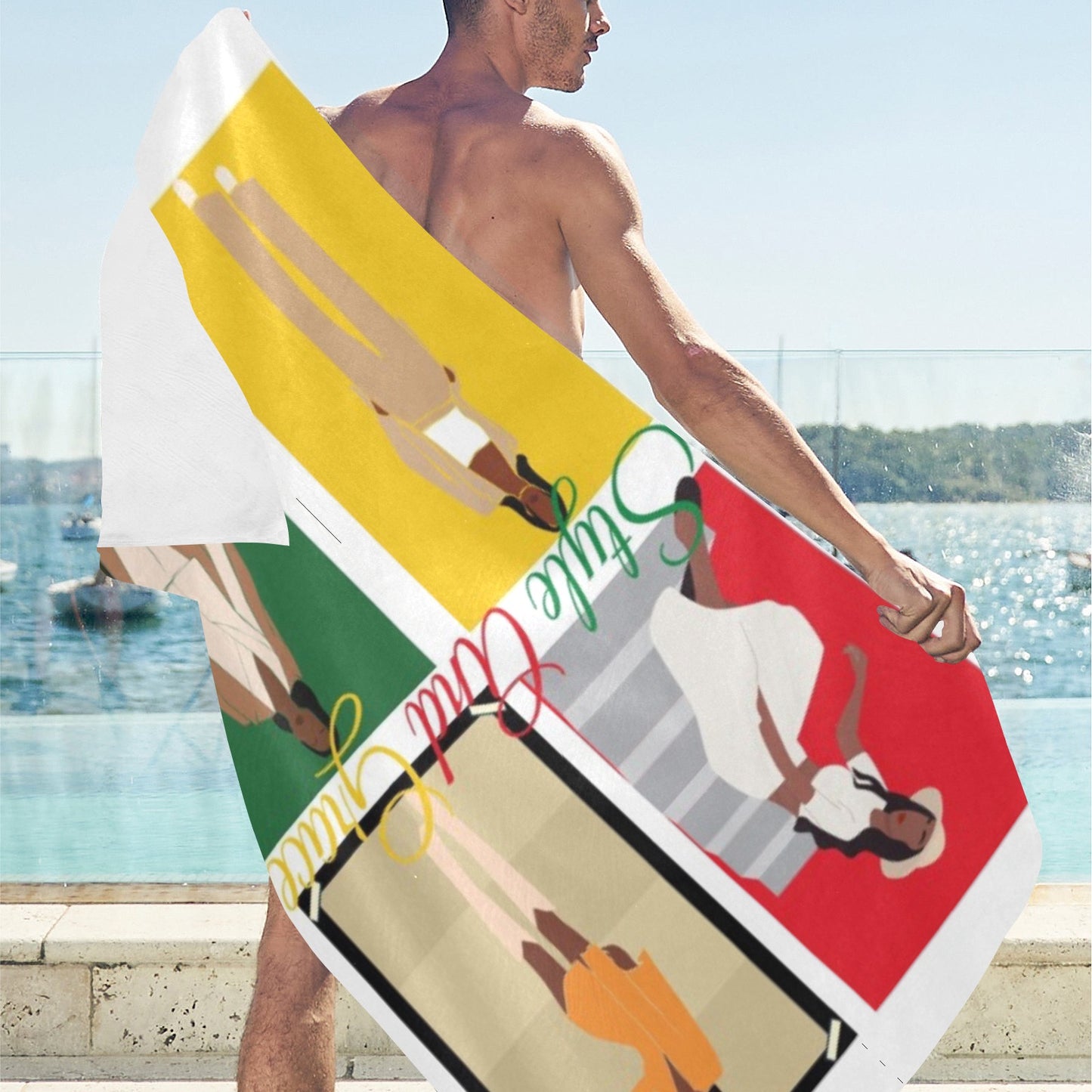 Style And Grace Beach Towel 32"x 71"