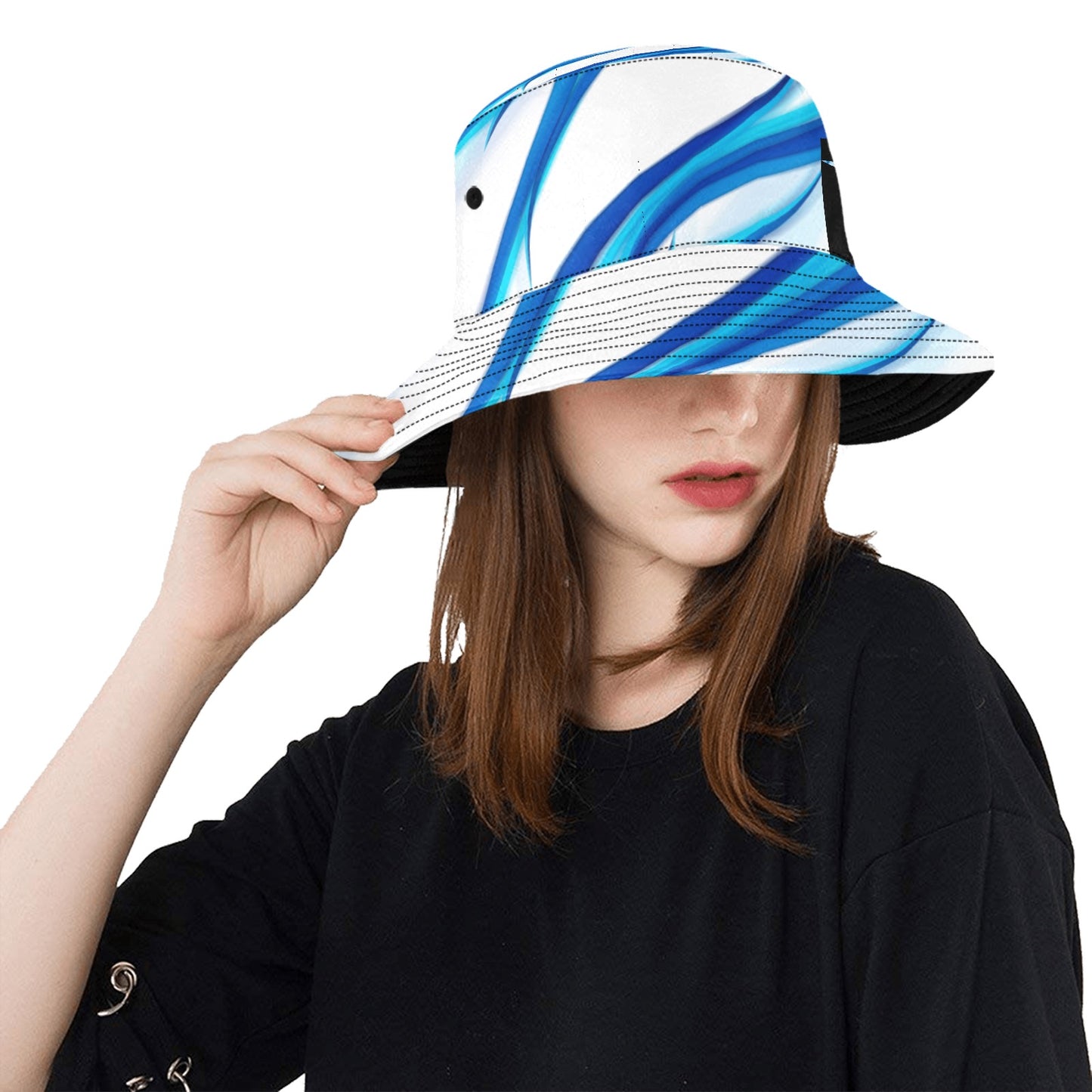 Blue Lightning Unisex Bucket Hat