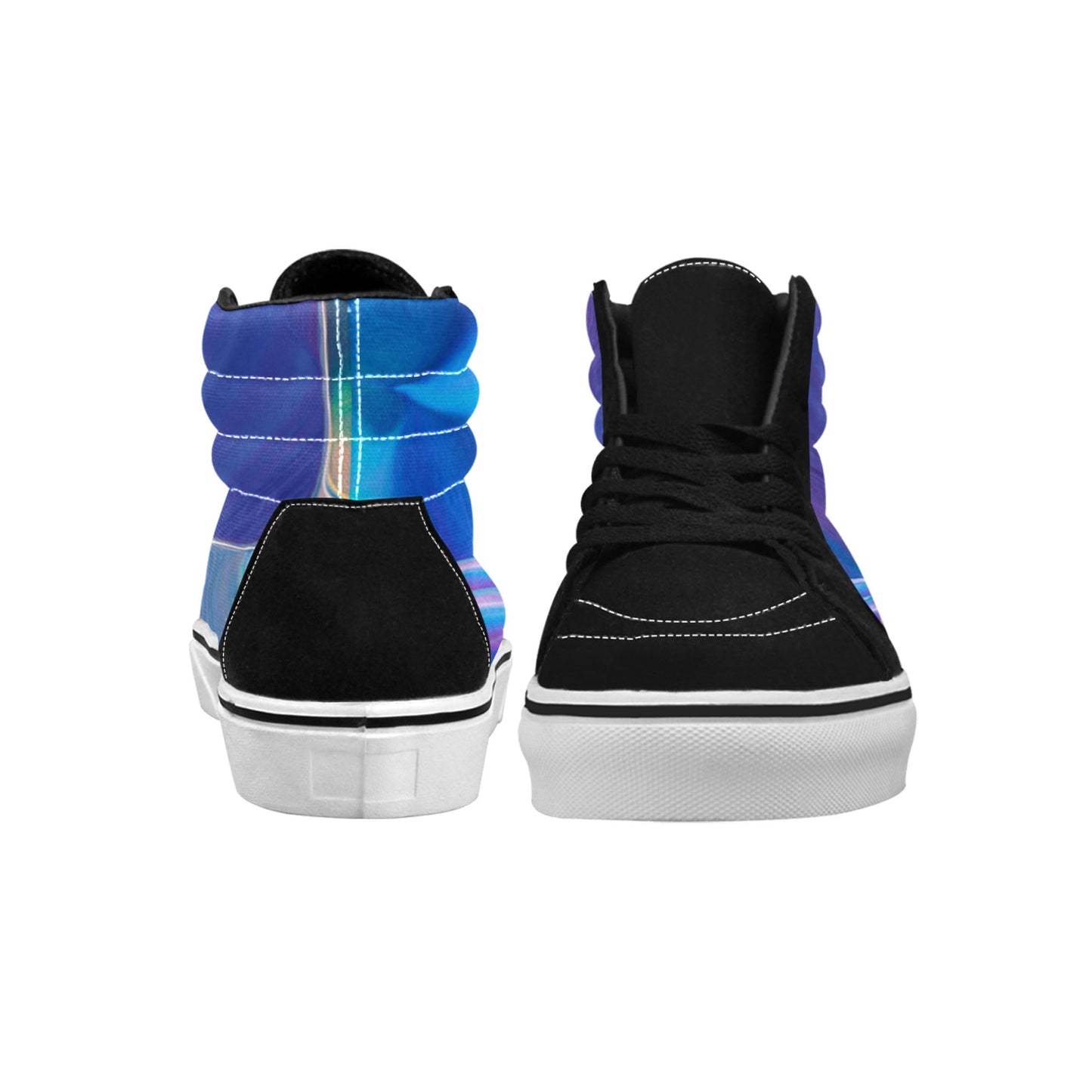 Blue Aura Women's High Top Shoes