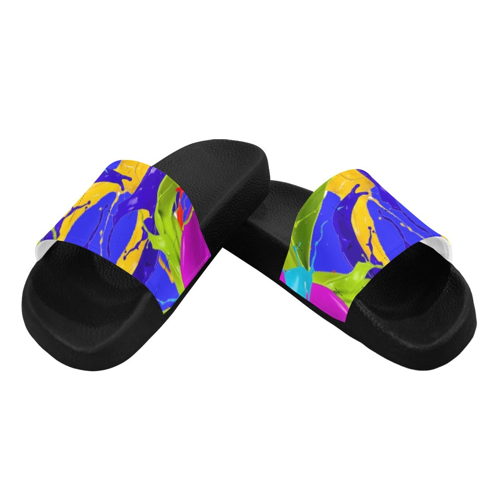 Color Mix Women's Slides