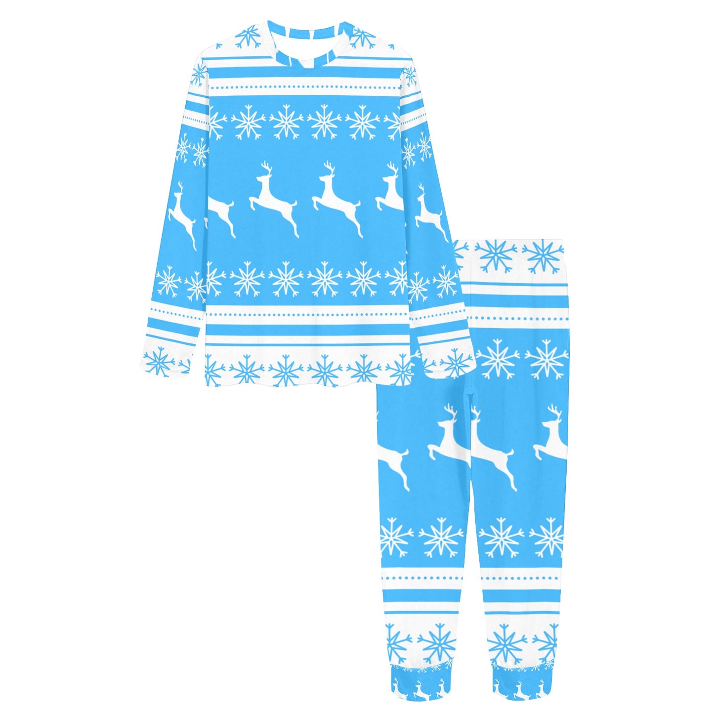 Deers In The Snow Christmas Women's Pajama Set