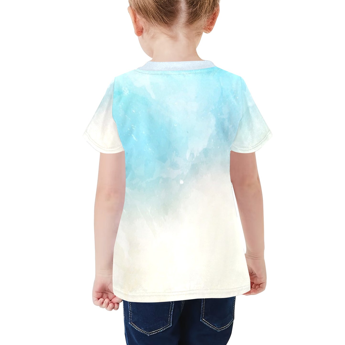 Bluish Unisex T-Shirt- Kids