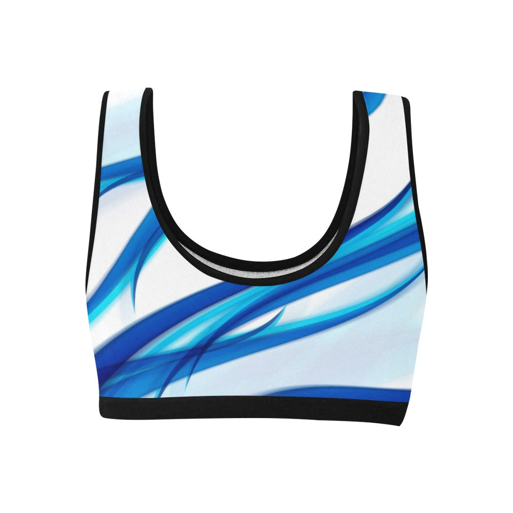 Blue Lightning Women's Sports Bra