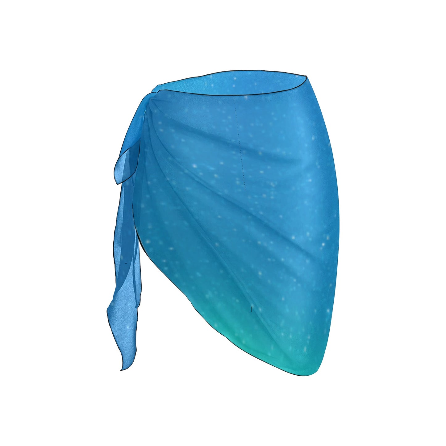 Blue Eclipse Beach Sarong Wrap