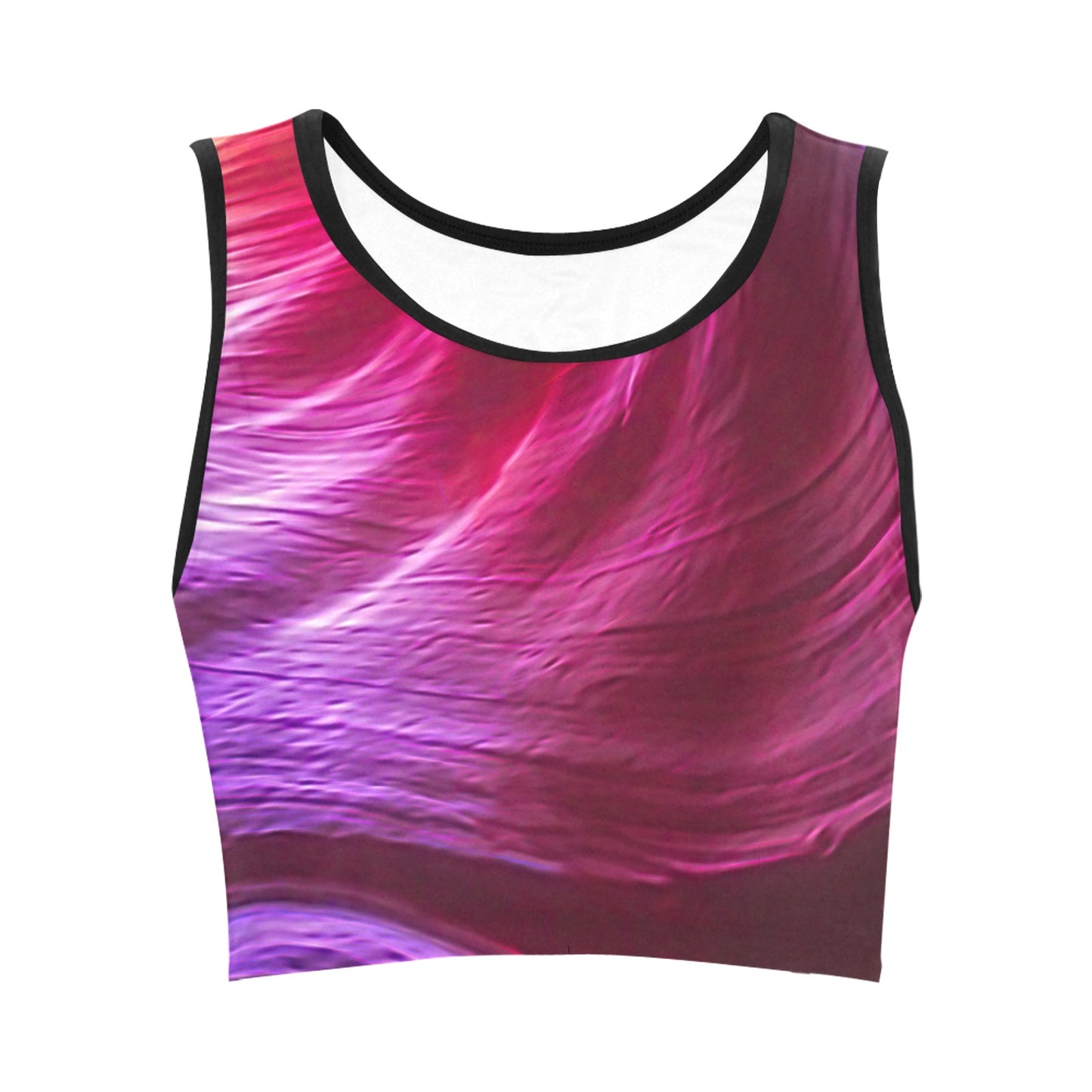 Purple Static Women's Crop Top