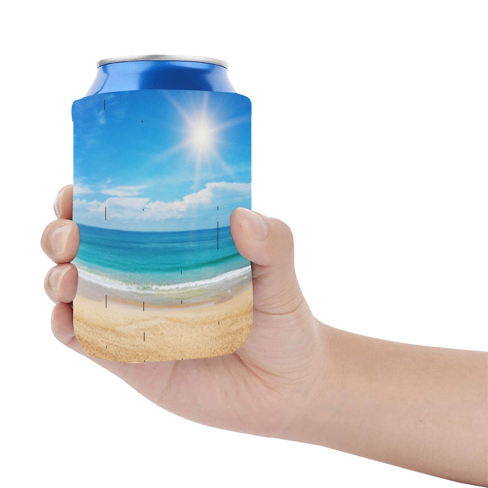 Beach Vibes Neoprene Can Cooler