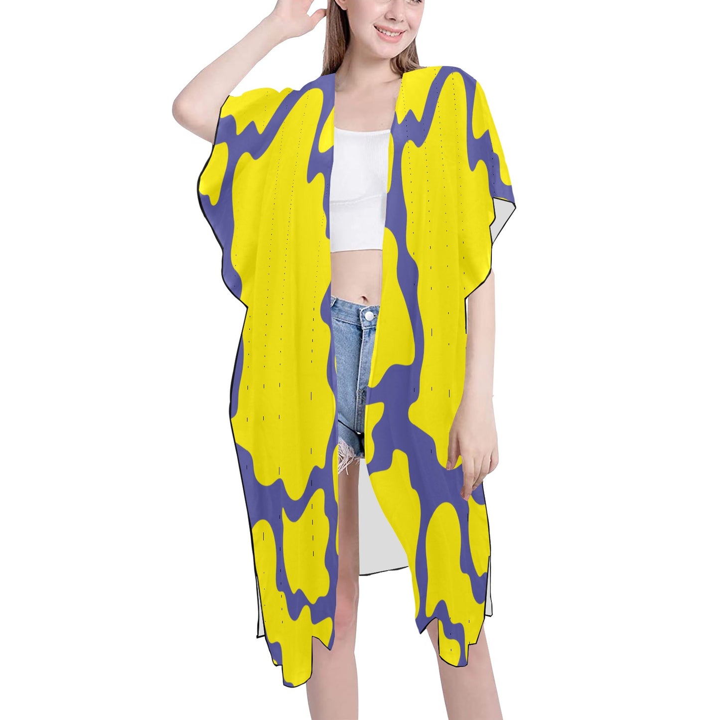 Laker Zazzle Chiffon Cover Up