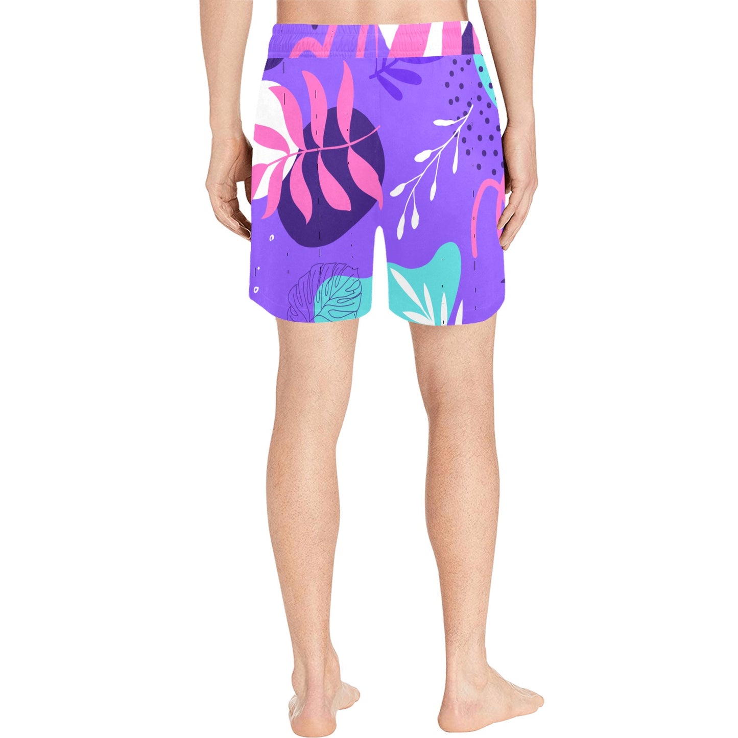 Purple Palms Men's Swim Shorts