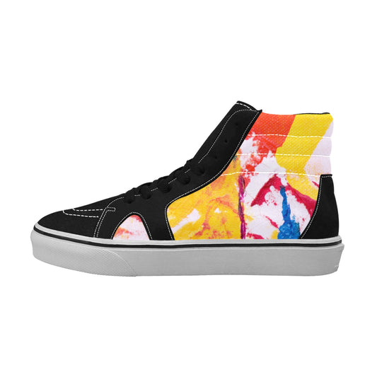 Mural Men's High Top Skateboarding Shoes