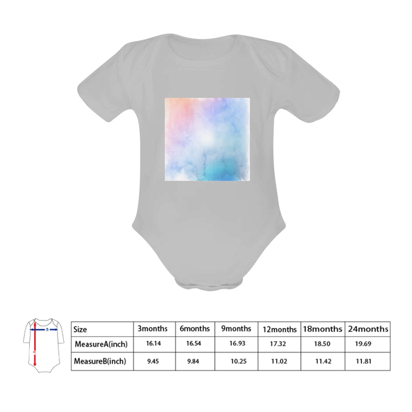 Pastel Palette Baby Onesie