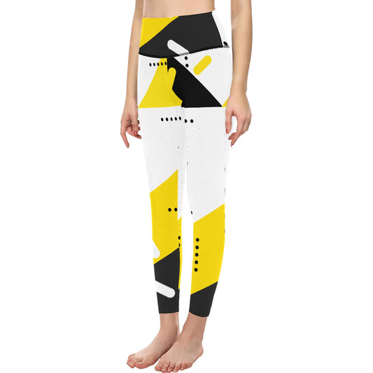 Black & Yellow Women's Leggings