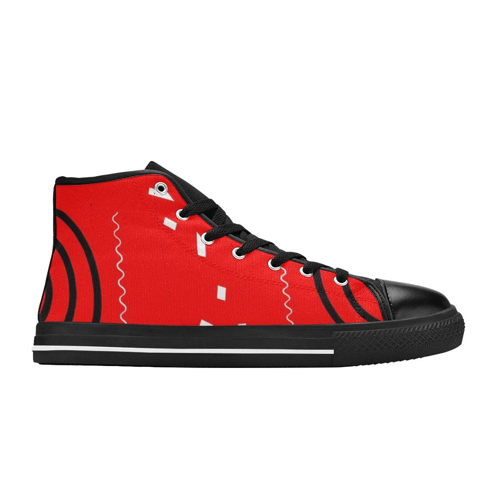 Red Does It Good High Top Shoes- Kids