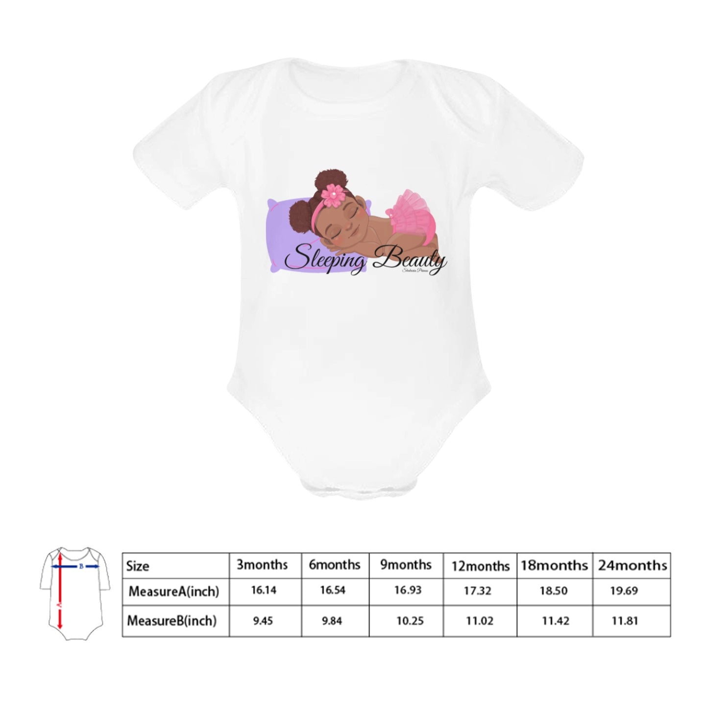 Sleeping Beauty Baby Onesie