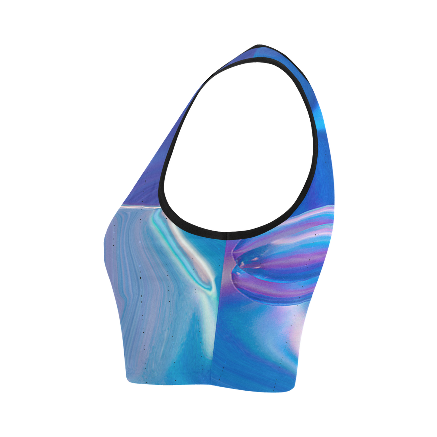 Blue Aura Women's Crop Top