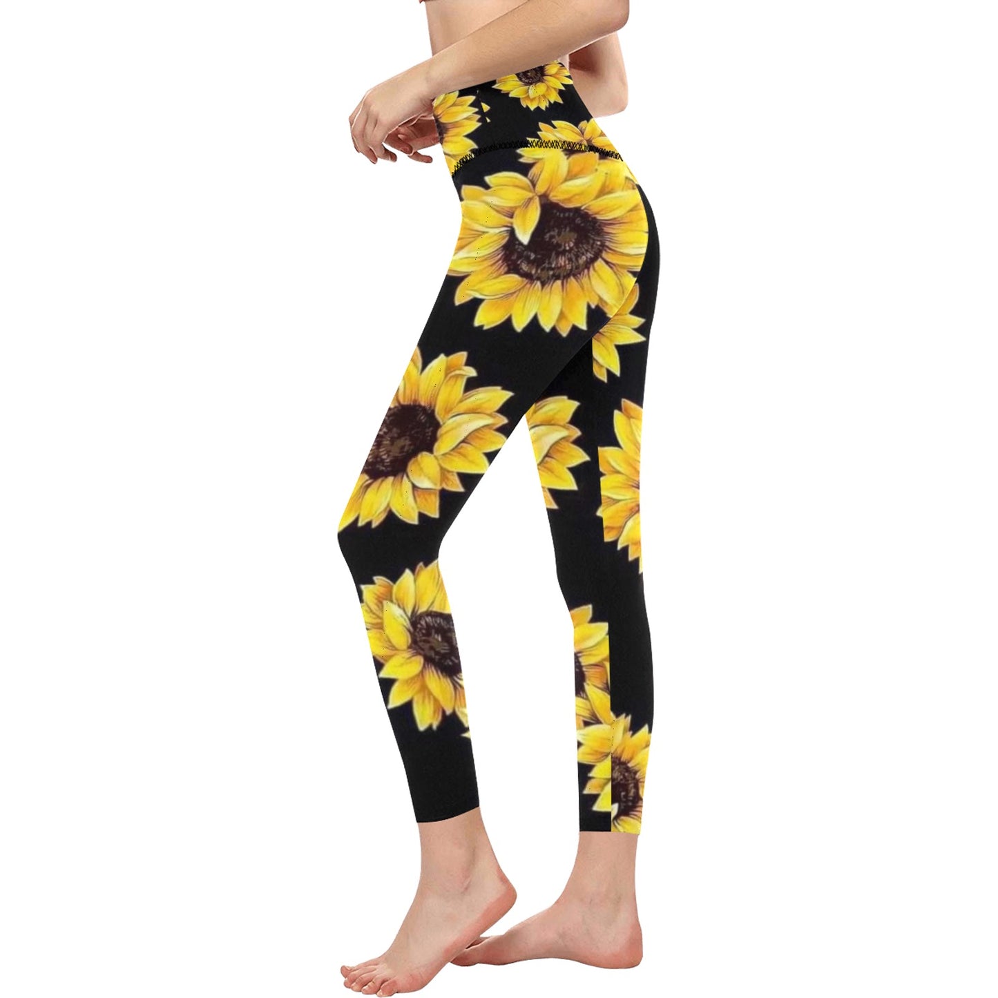 Sunflower Women's High-Waisted Leggings