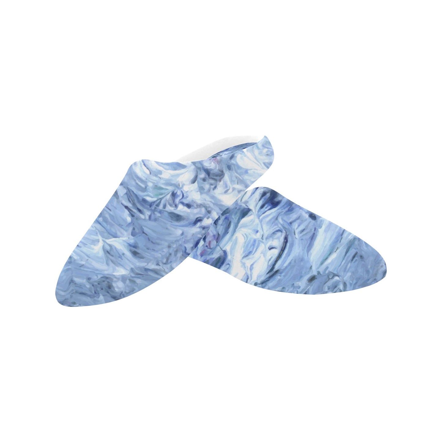 Motion in the ocean Women's Non-Slip Cotton Slippers