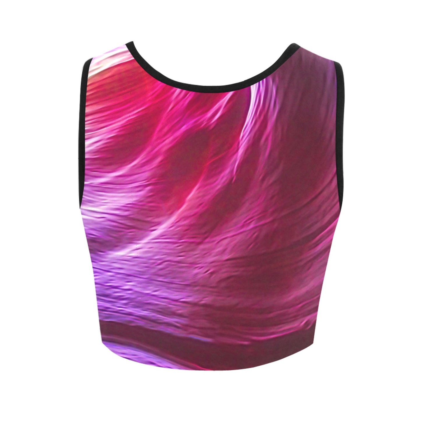 Purple Static Women's Crop Top