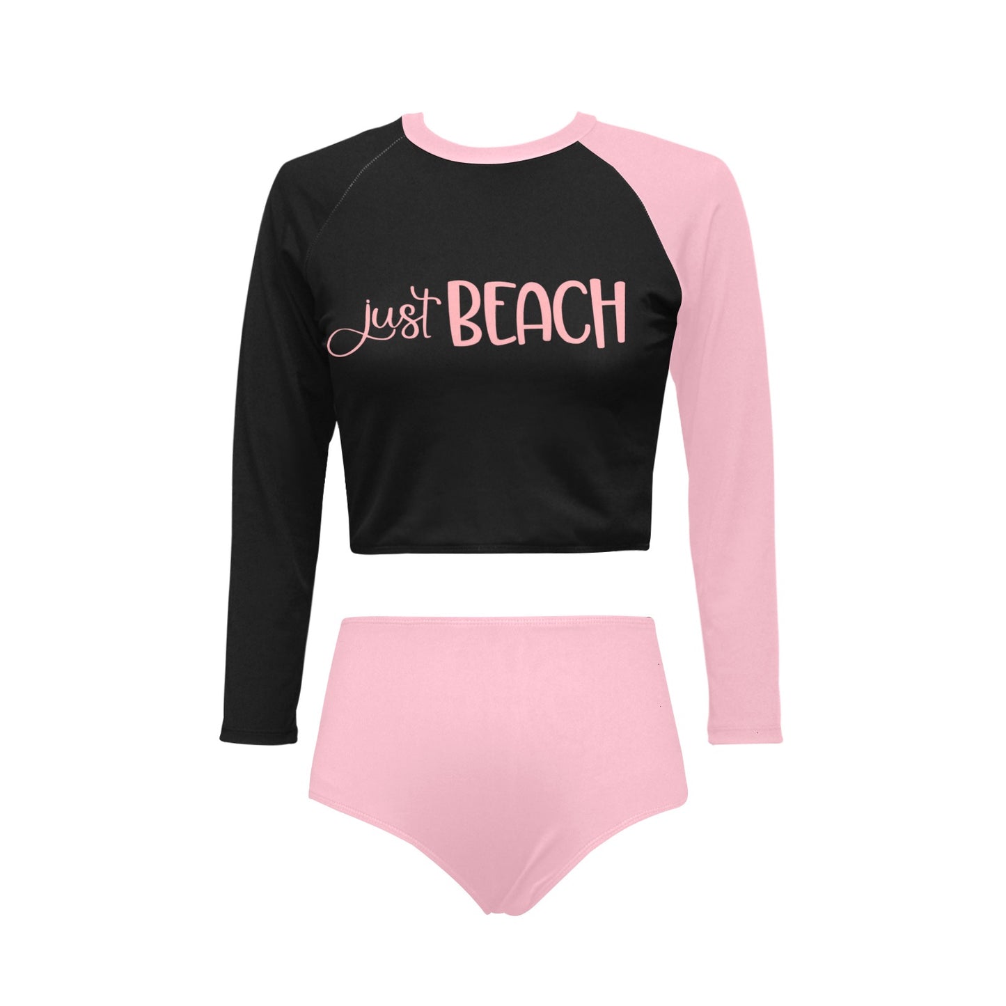 Just Beach Long Sleeve Bikini Set