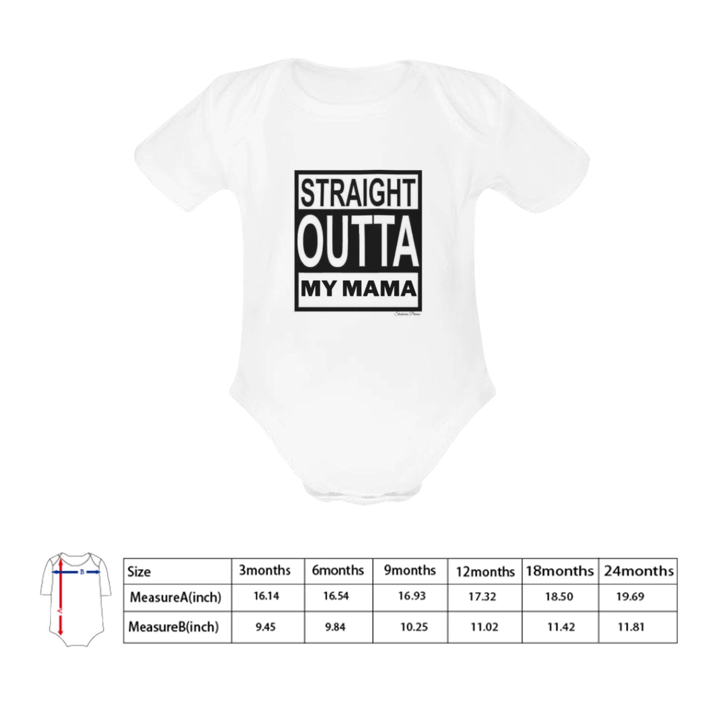 Outta My Mama Baby Onesie