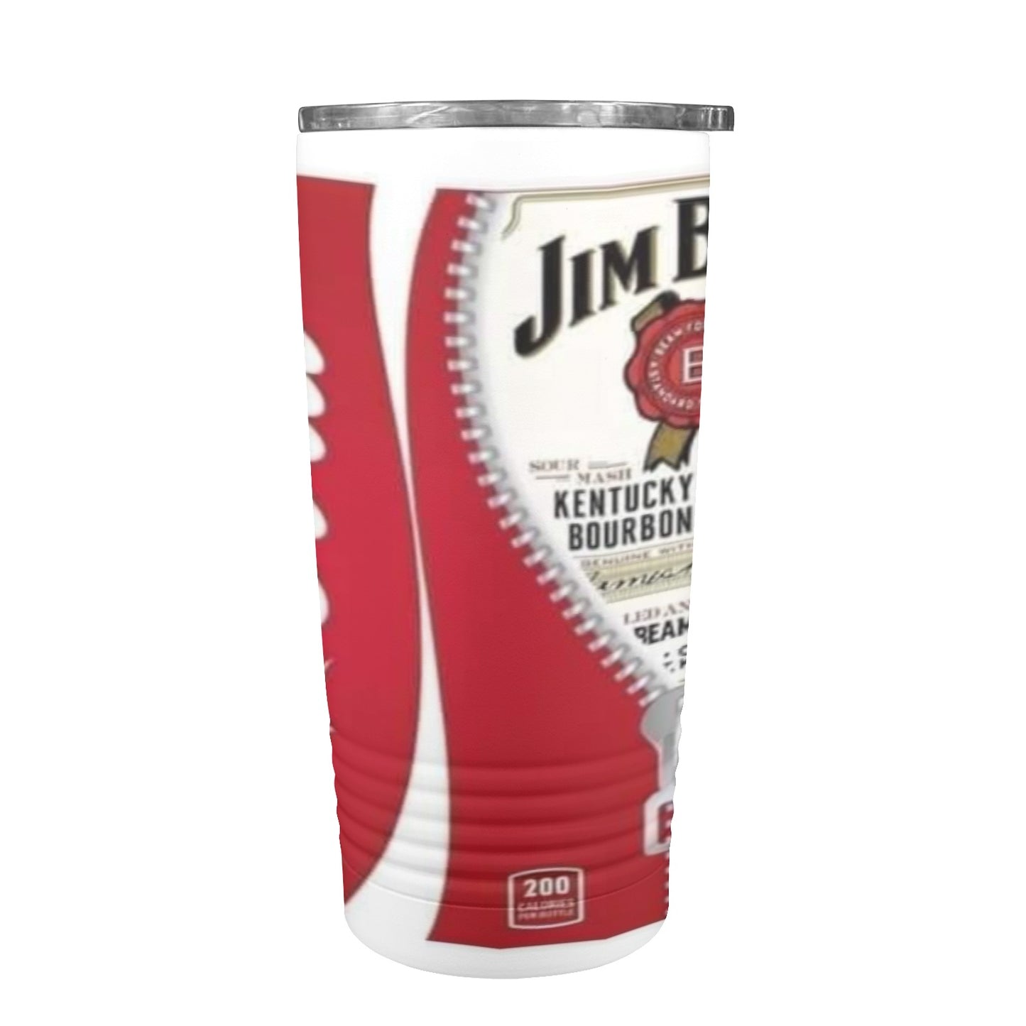 Jim Beam 20oz Insulated Stainless Steel Mobile Tumbler