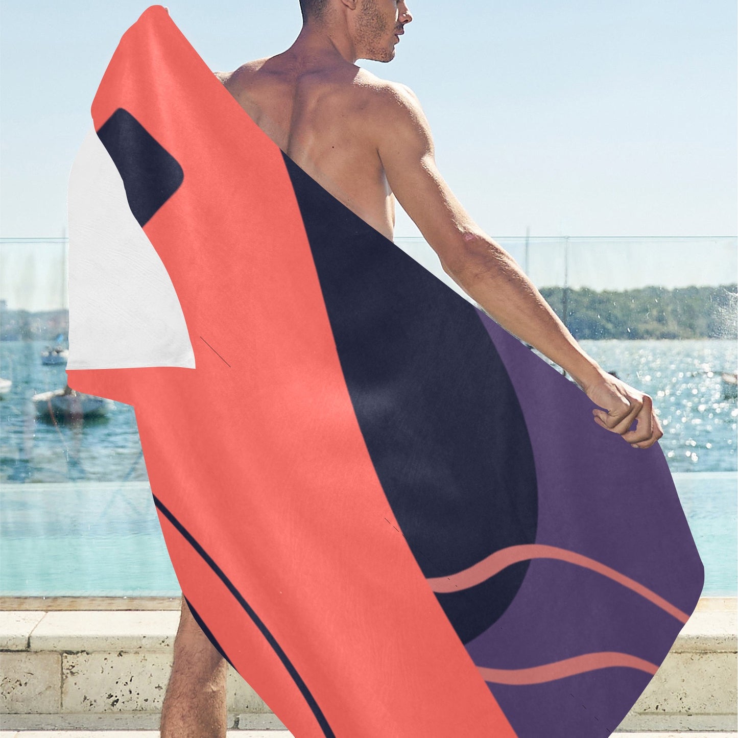 Orange You Beach Towel 32"x 71"