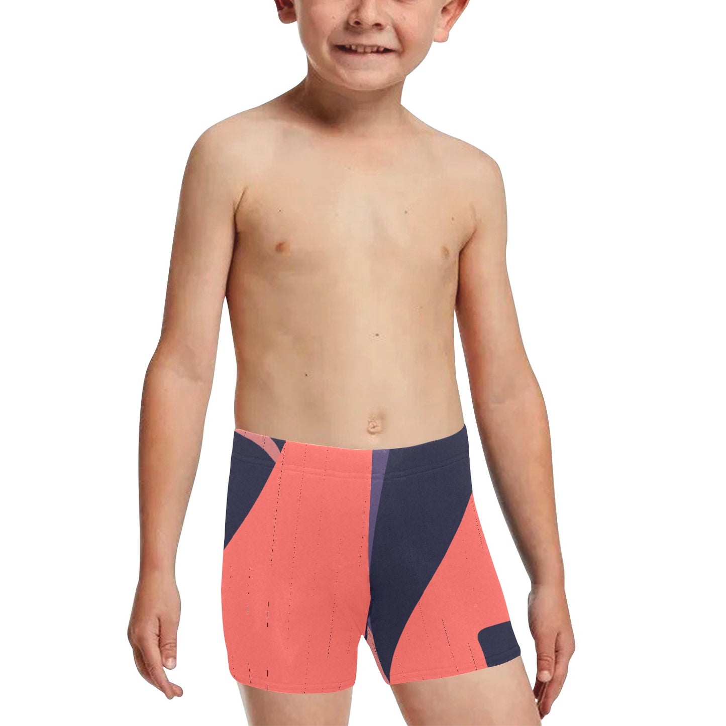 Orange You Little Boys' Swimming Trunks