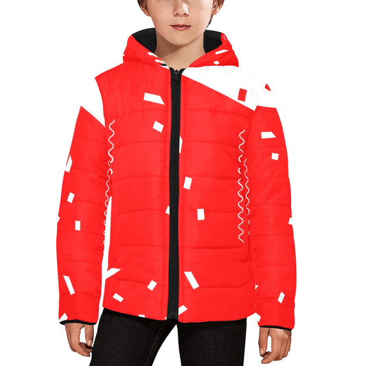 Red Does It Good Kids Hooded Jacket