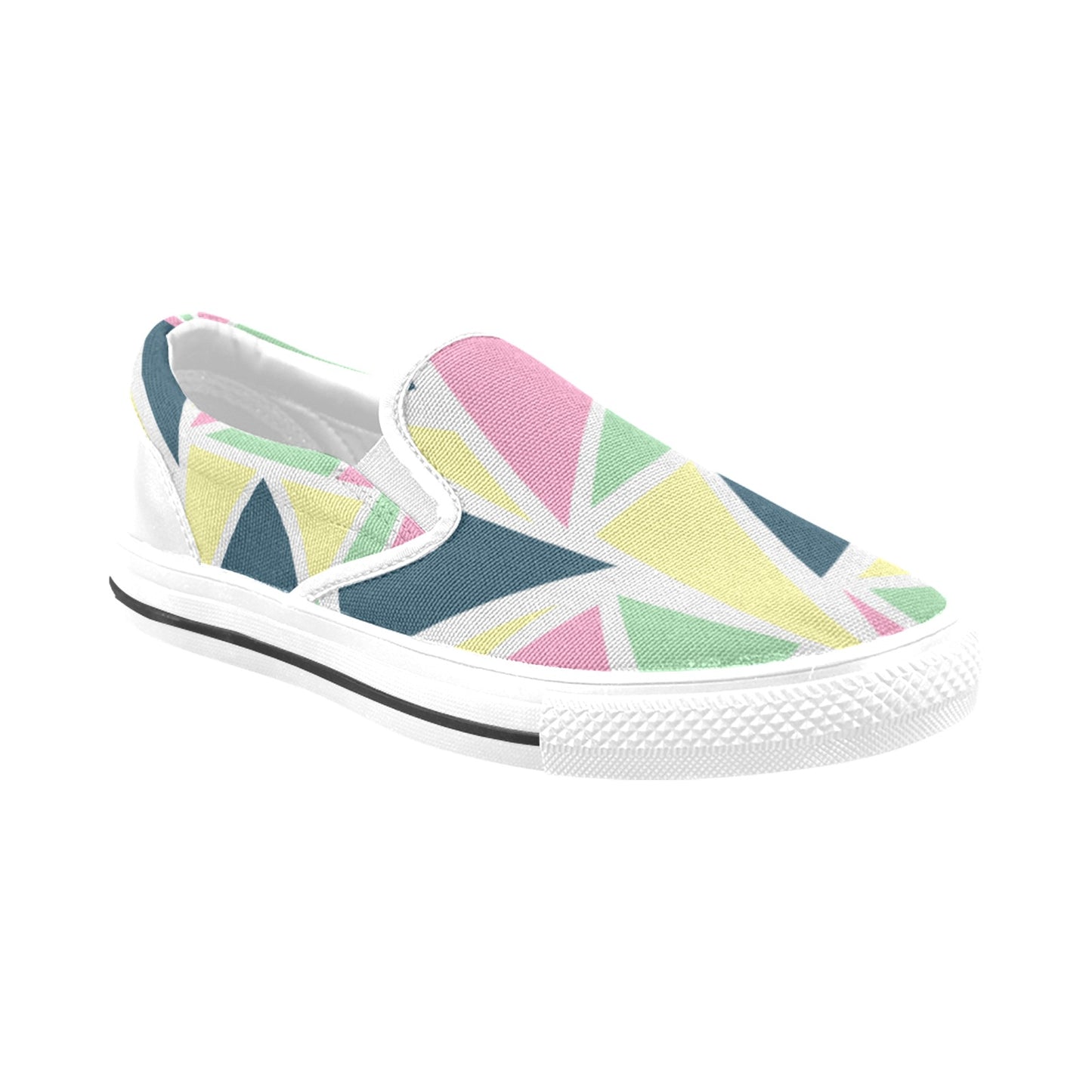 Colored Angles Women's Slip-on Shoes