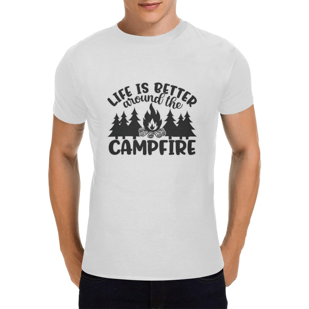 Life Better Campfire Men's T-Shirt