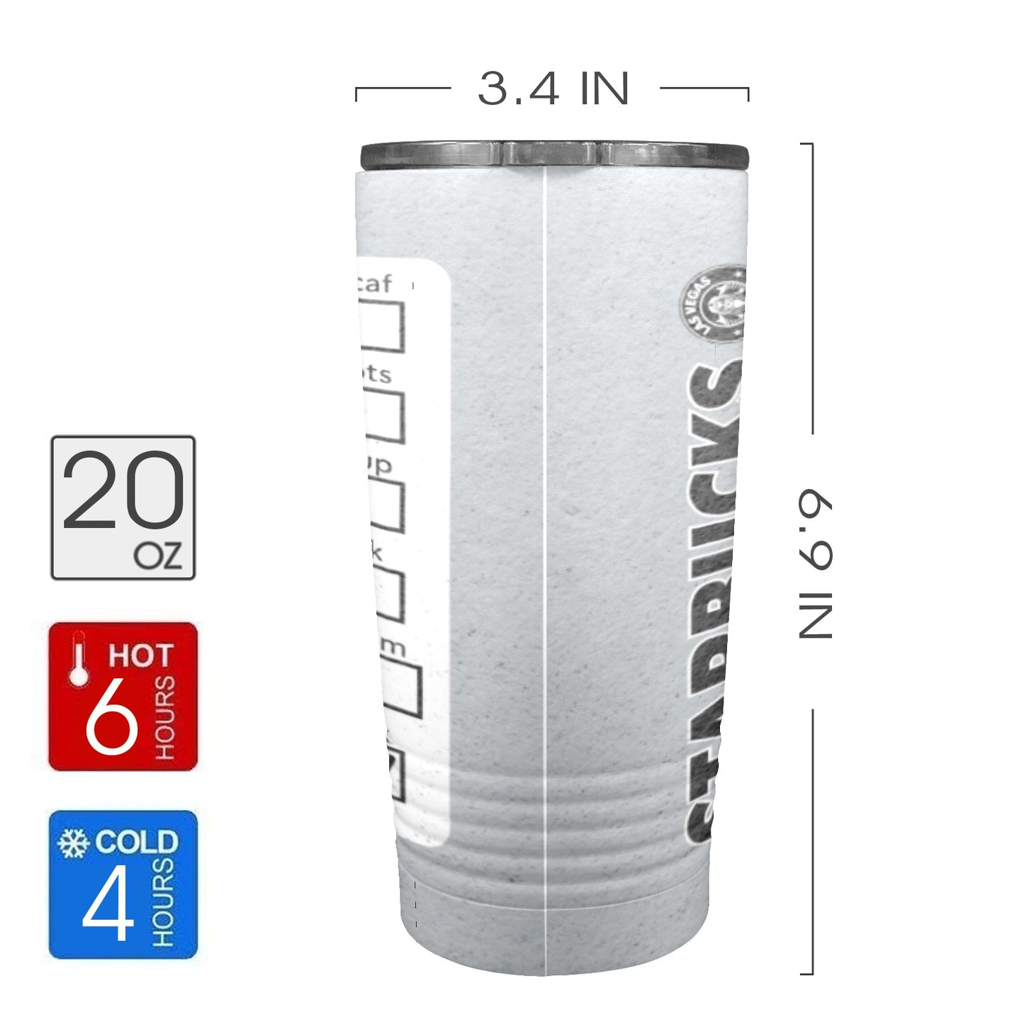 Raiders 20oz Insulated Stainless Steel Mobile Tumbler