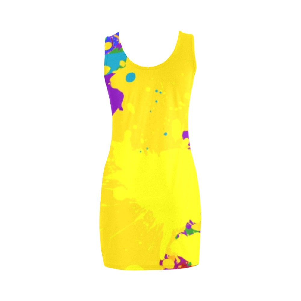 Yellow Splatter Dress