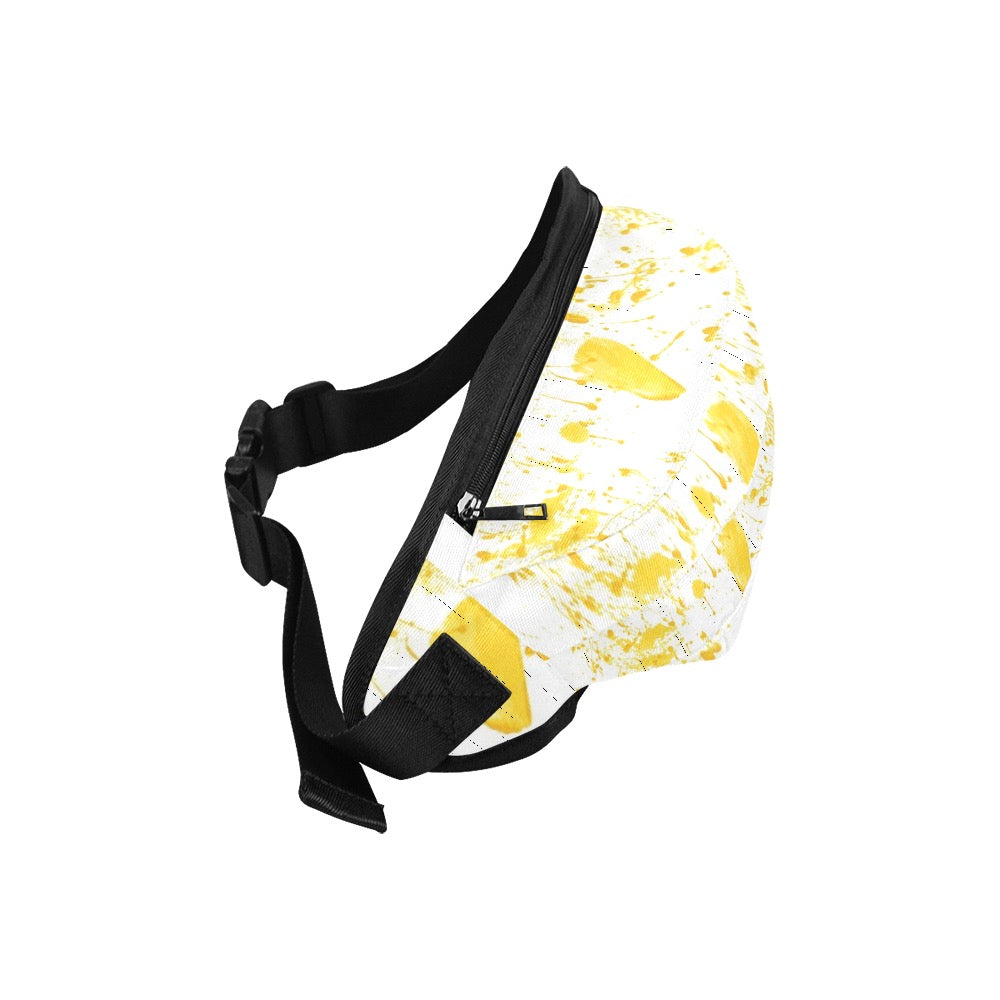 Yellow Splash Fanny Pack/Large