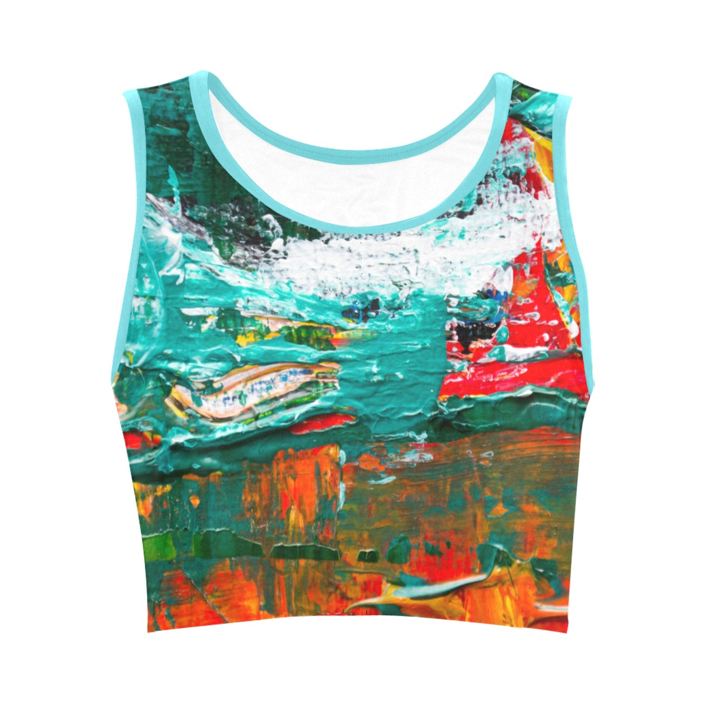 Painting Women's Crop Top