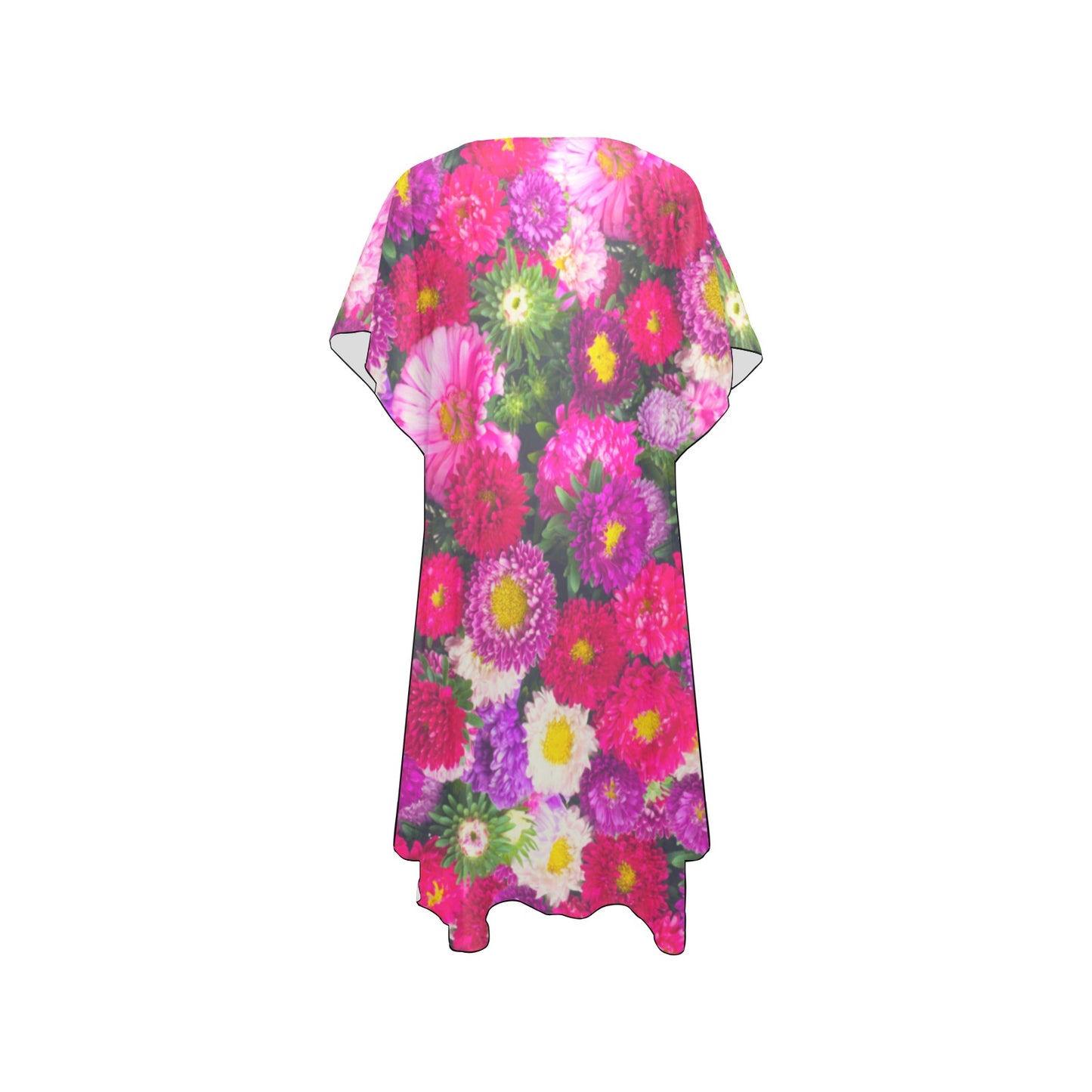 Pink Flow Chiffon Cover Up