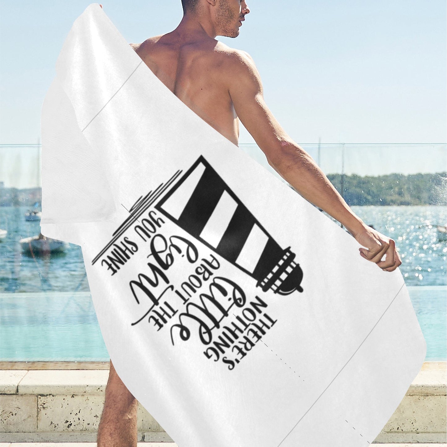 Light Shine Beach Towel 32"x 71"