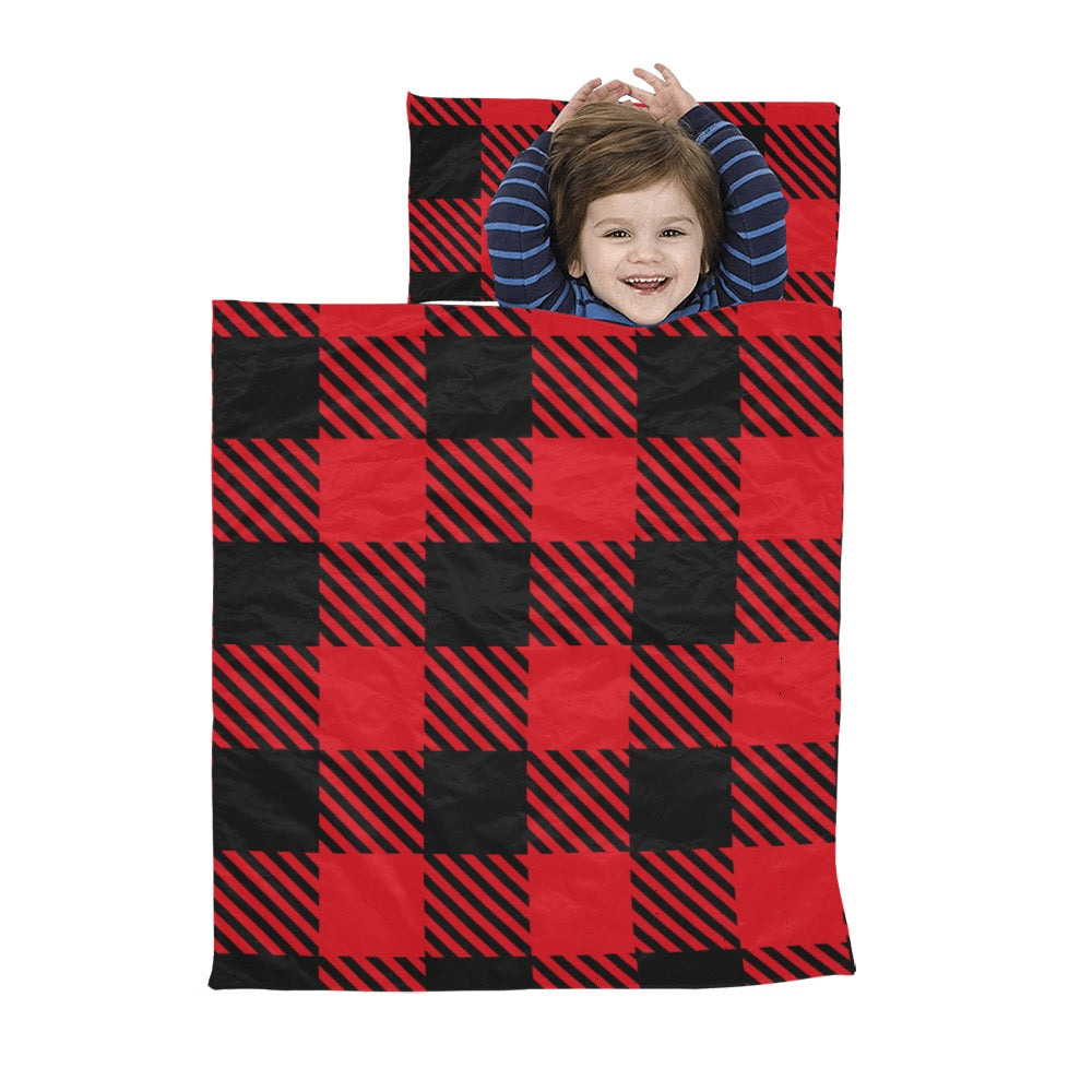 Red & Black Kids' Sleeping Bag