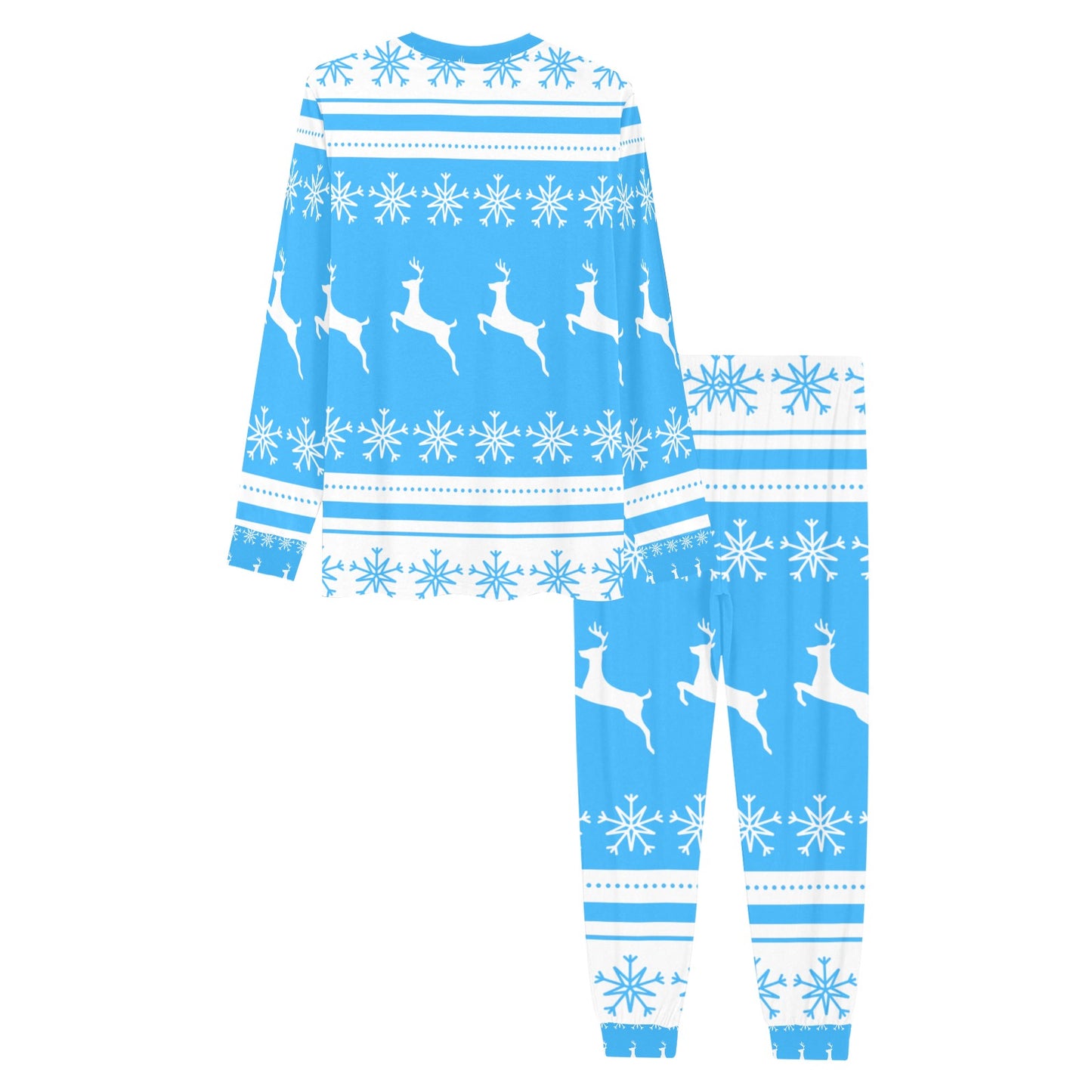 Deers In The Snow Christmas Men's Pajama Set