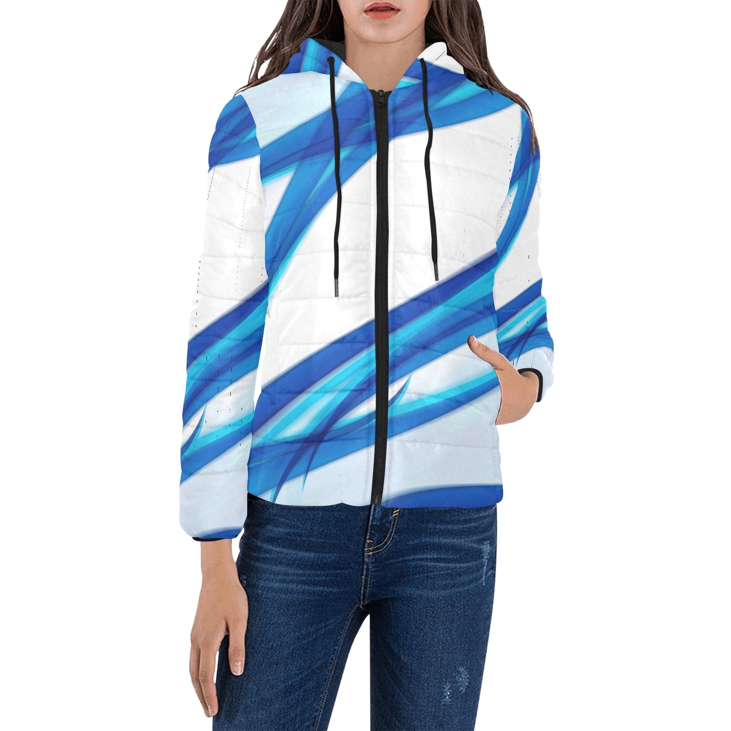 Blue Lightning Women's Hooded Jacket