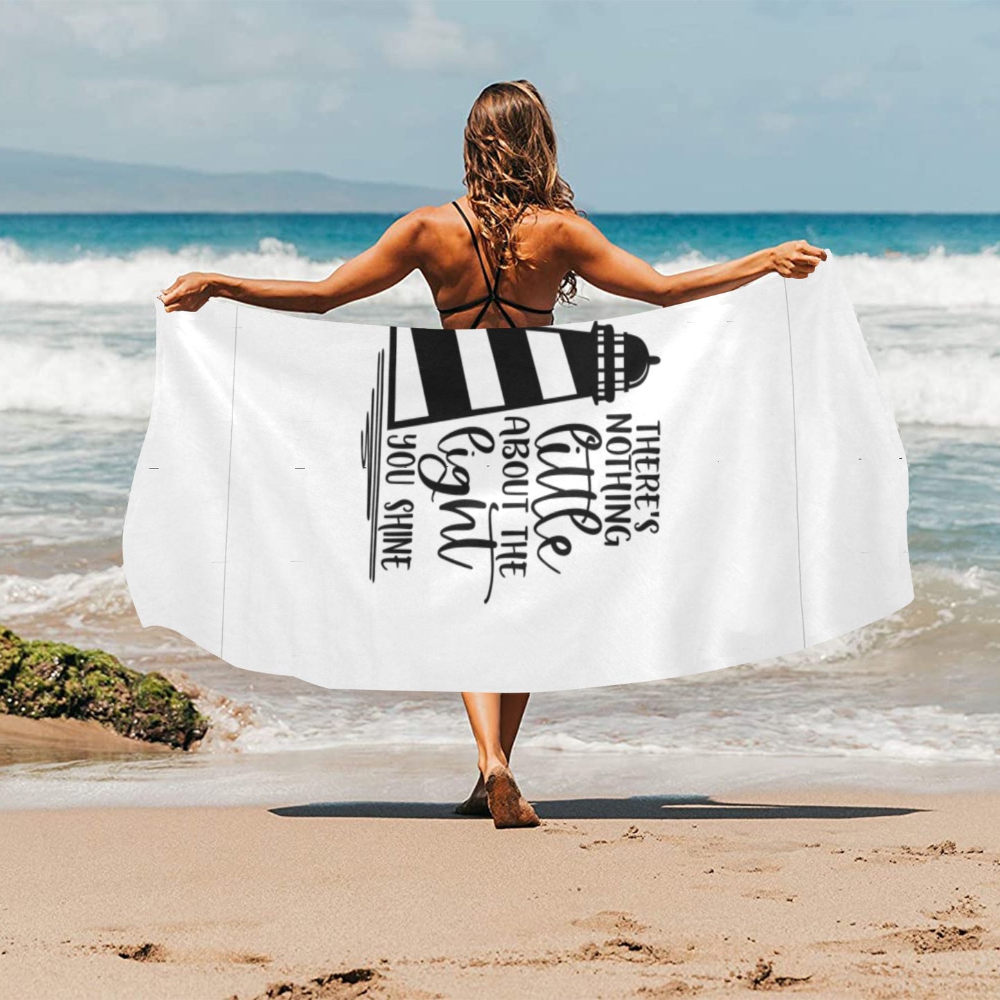 Light Shine Beach Towel 32"x 71"