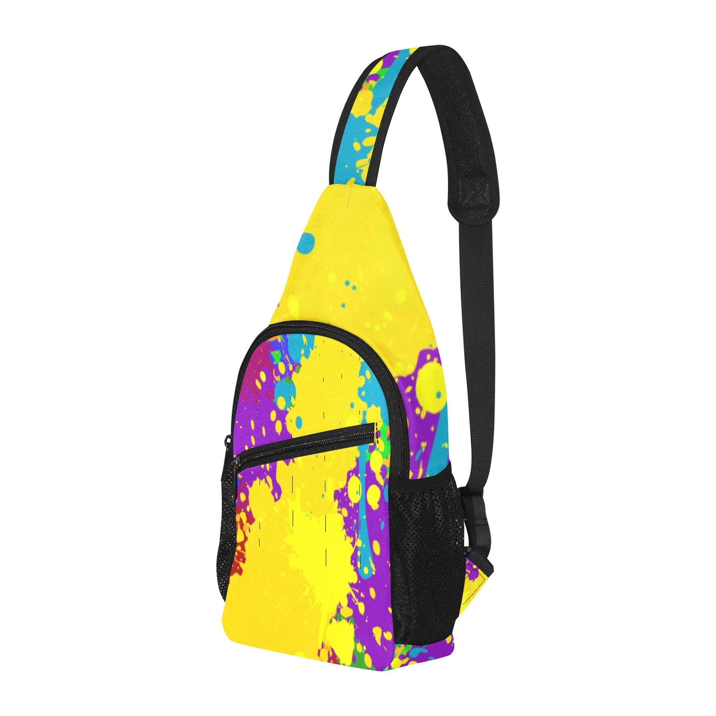 Yellow Splatter Chest Bag