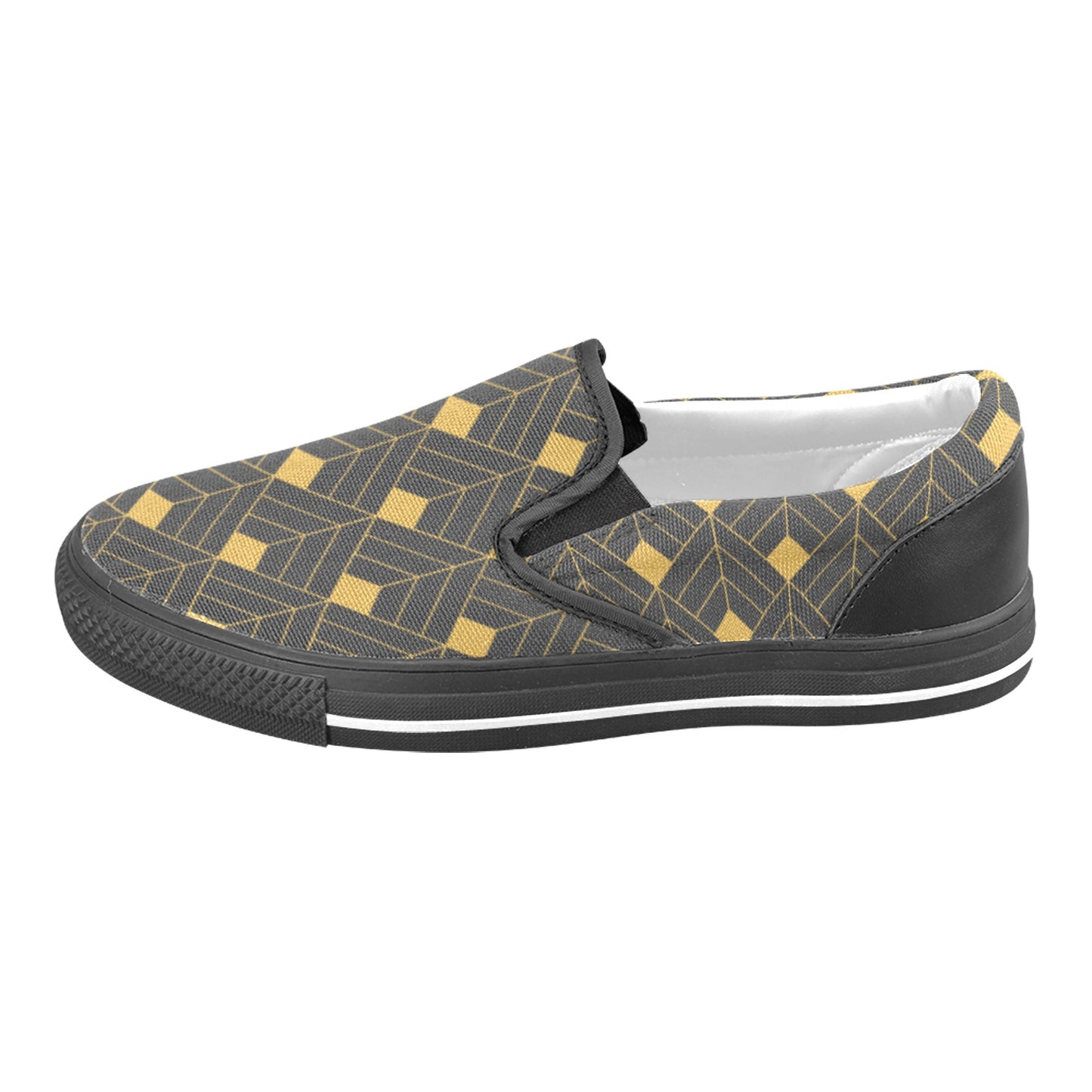 Gold Diamond Men's Slip-on Shoes