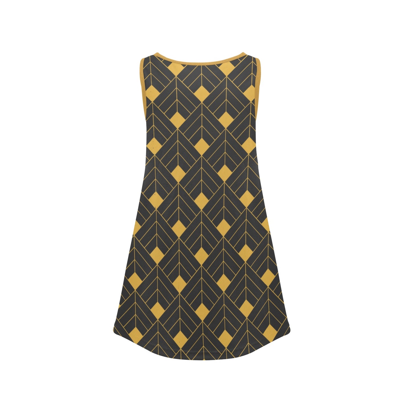 Gold Diamond Girls' Sleeveless Dress