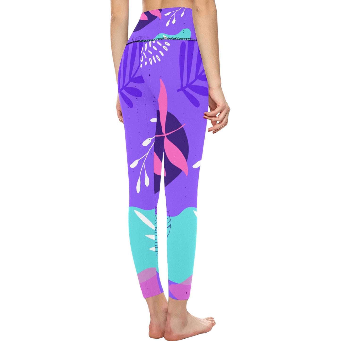 Purple Palms Women's Leggings