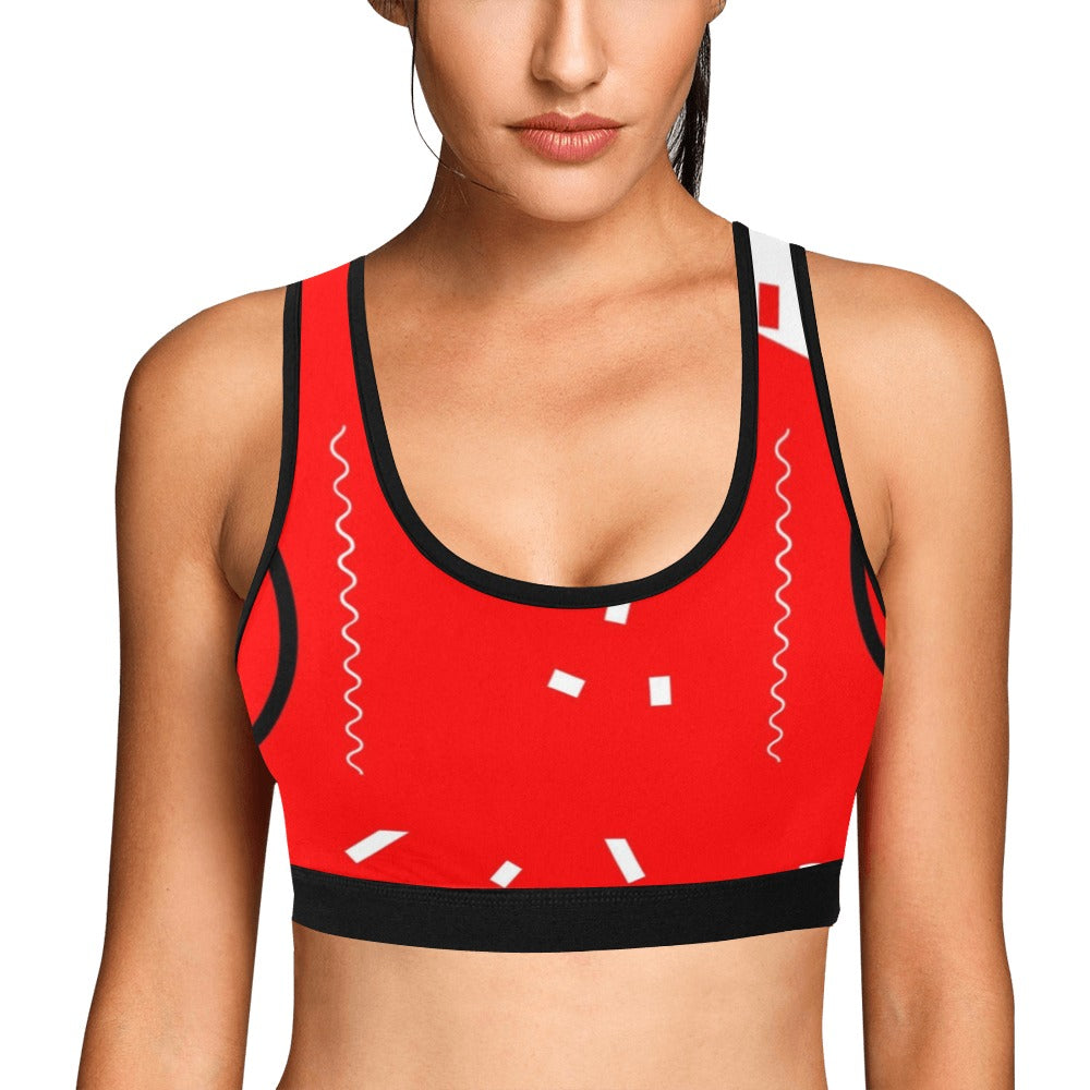 Red Does It Good Women's Sports Bra