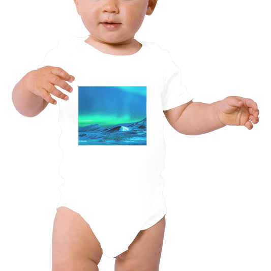 Blue Eclipse Baby Onesie