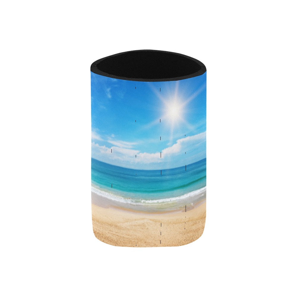 Beach Vibes Neoprene Can Cooler